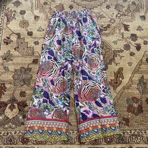 Anthropologie Pinkerton Silk Lounge Pants
